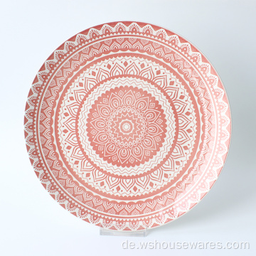 Neues Design Custom Porzellan-Dinner-Platte